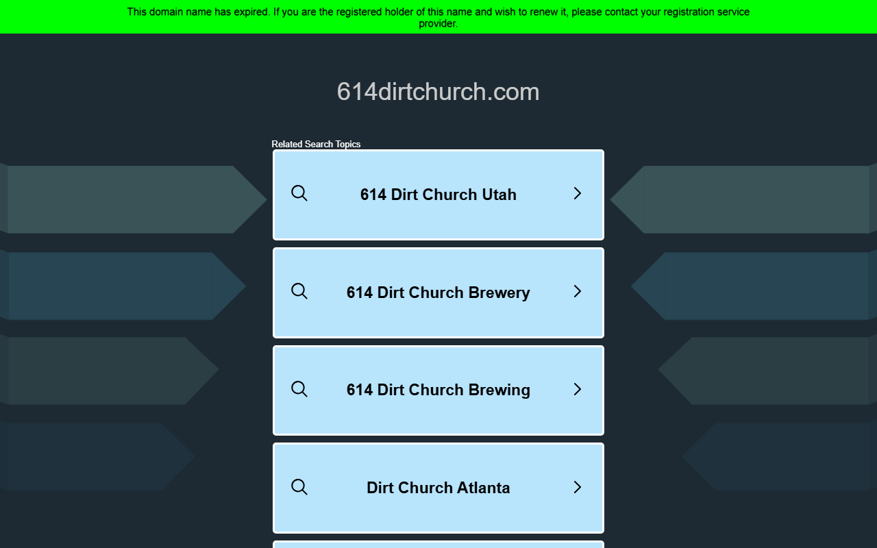 614dirtchurch.com screenshot