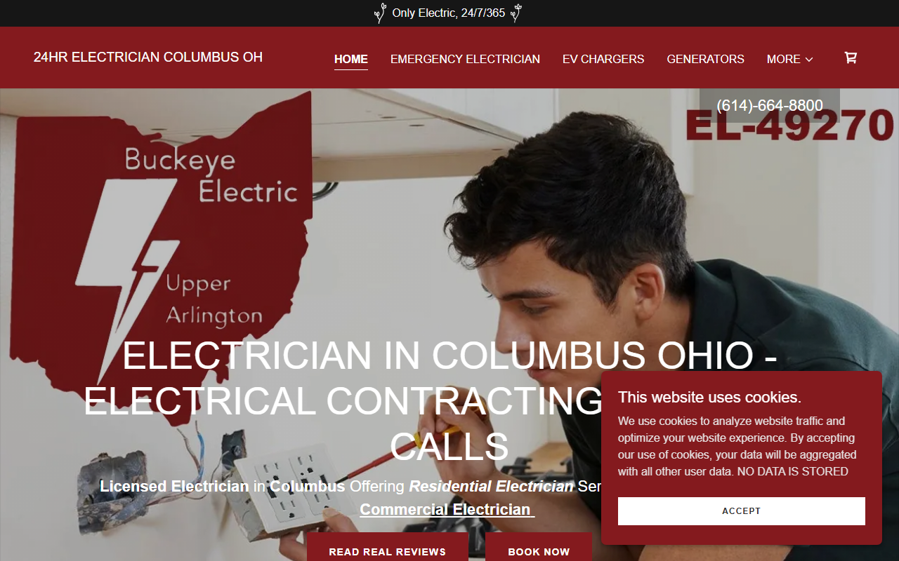 614electric.com screenshot