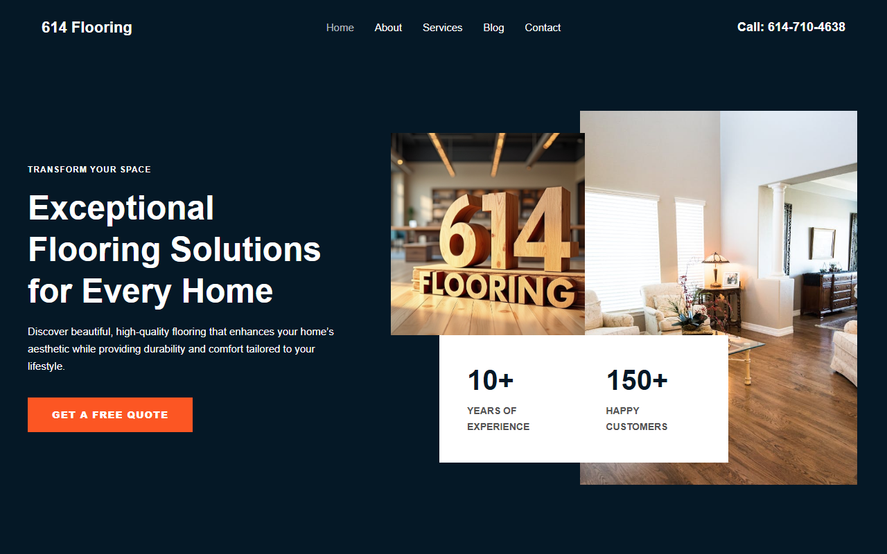 614flooring.com screenshot