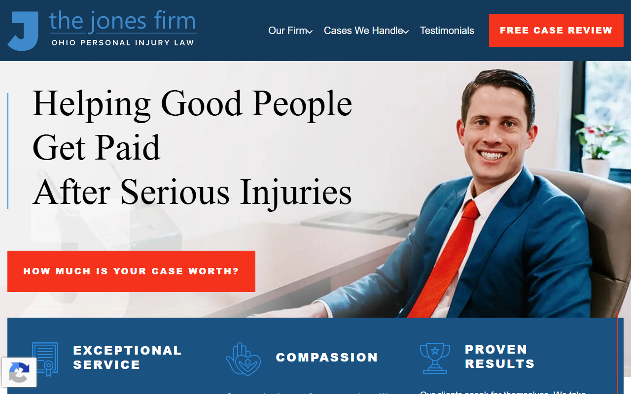 614injurylaw.com screenshot