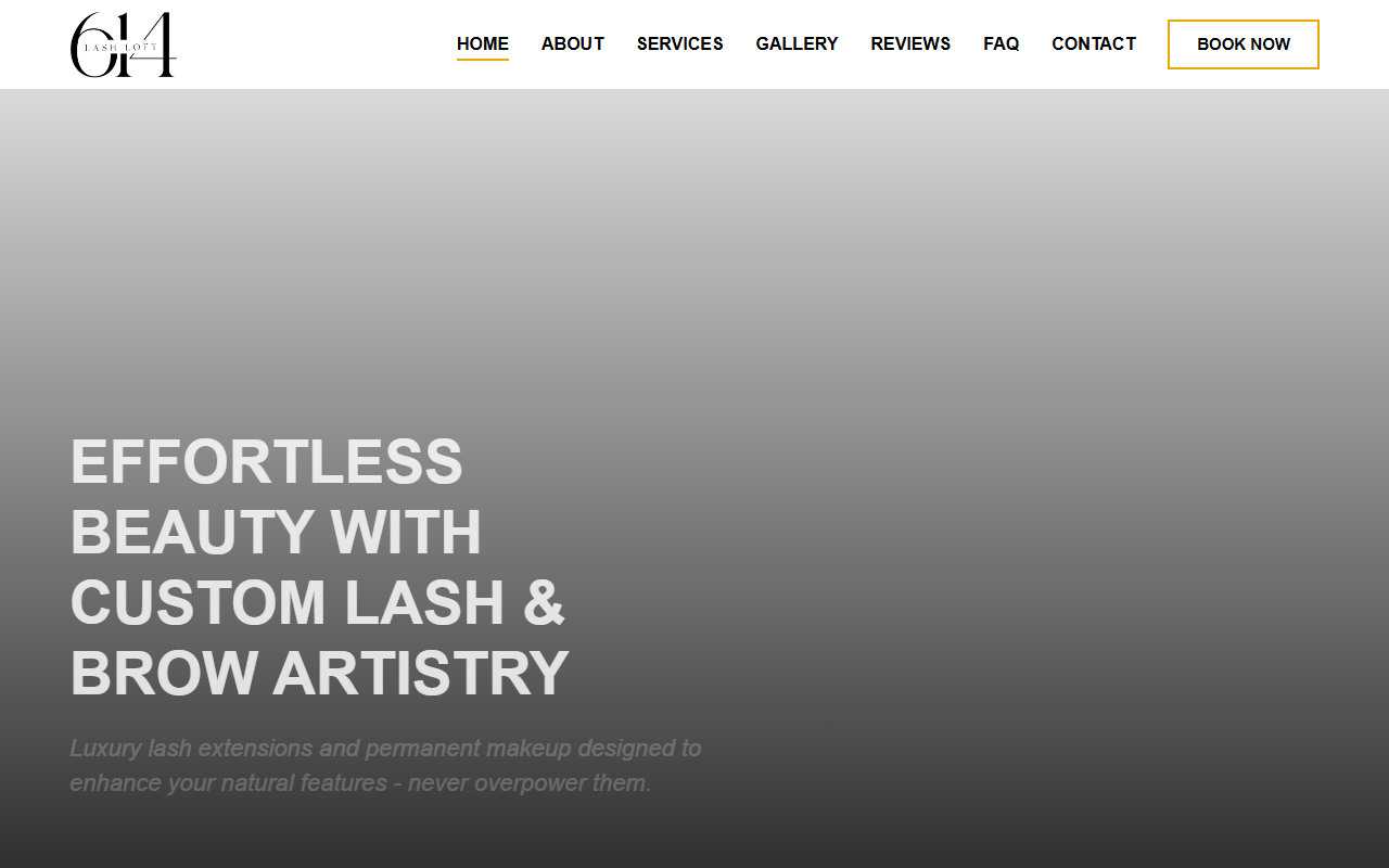 614lashloft.com screenshot