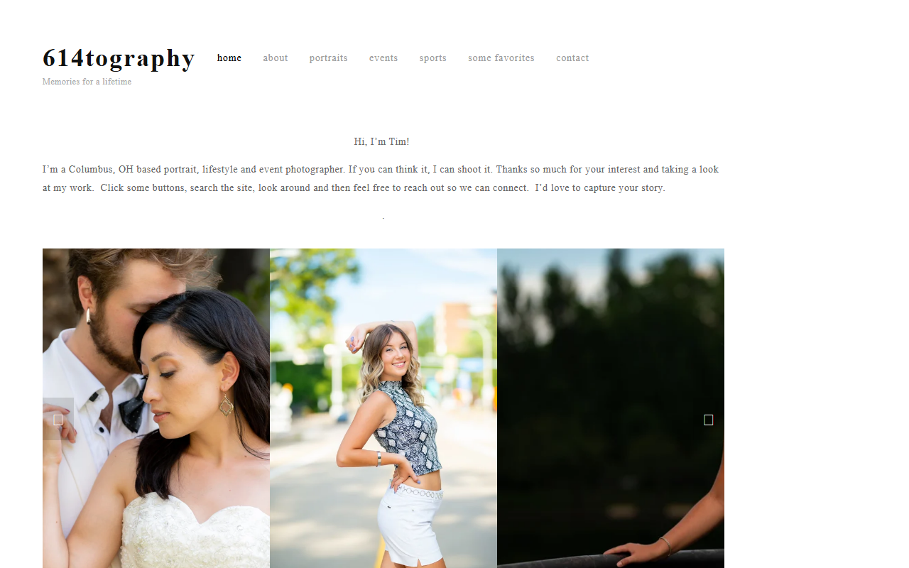614tography.com screenshot