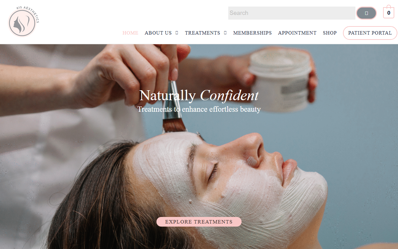 615aesthetics.com screenshot