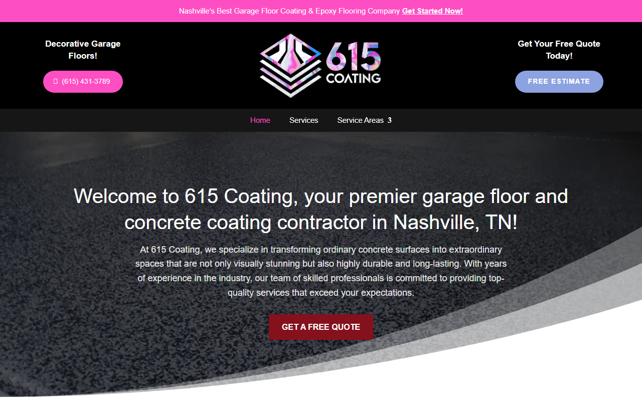 615coating.com screenshot