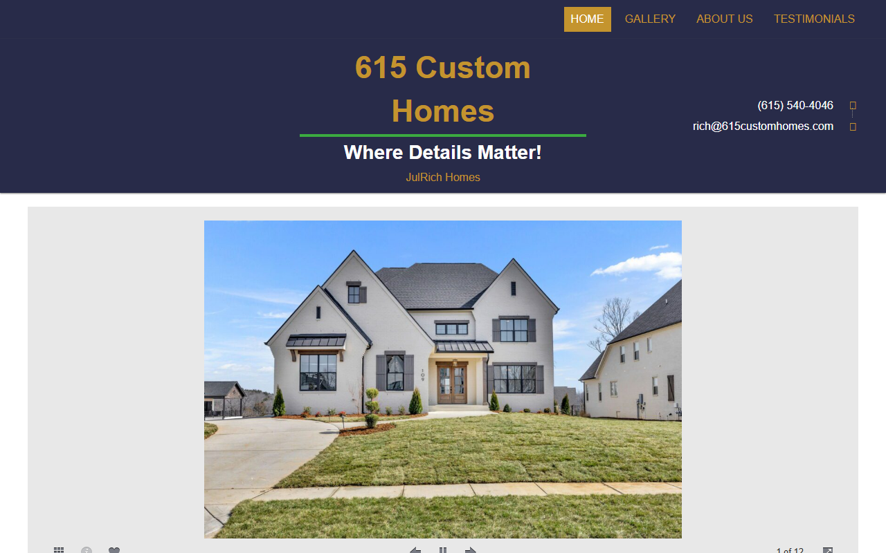 615customhomes.com screenshot