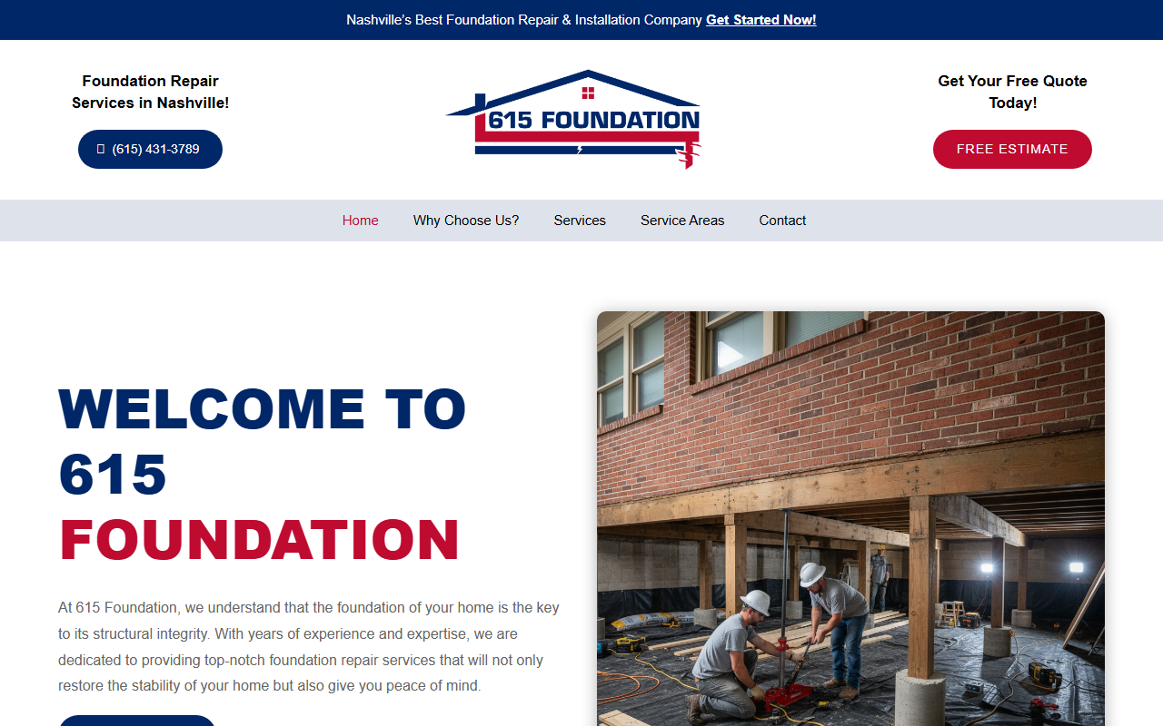 615foundation.com screenshot
