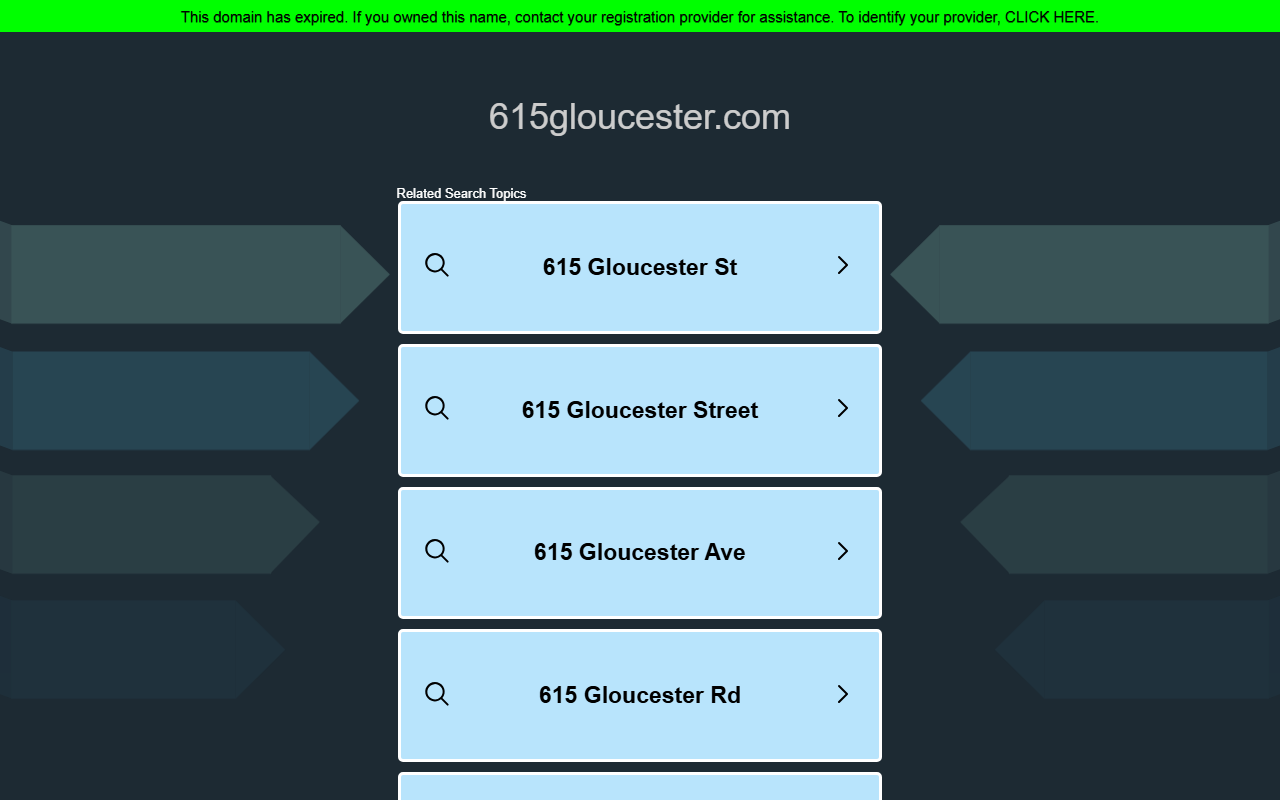 615gloucester.com screenshot