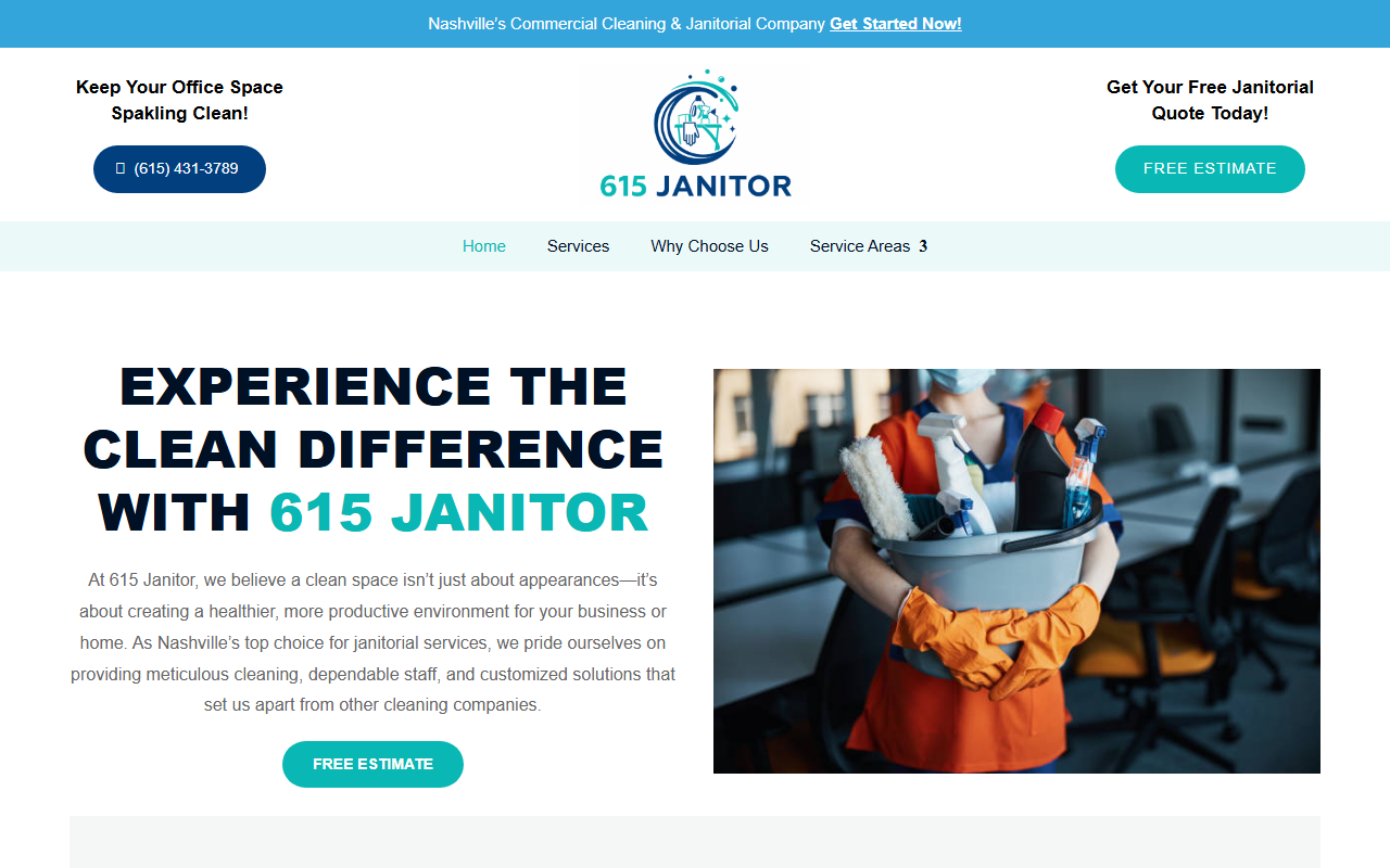 615janitor.com screenshot