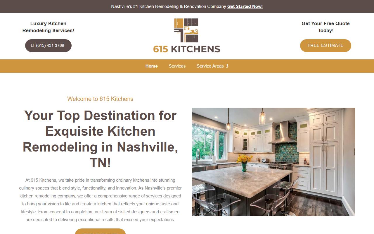 615kitchens.com screenshot