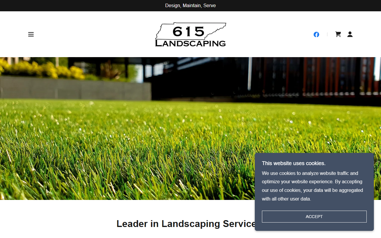 615landscaping.com screenshot