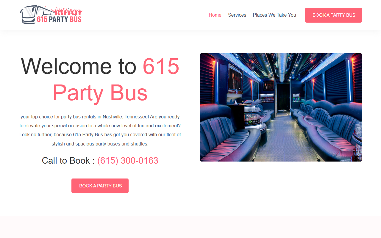 615partybus.com screenshot