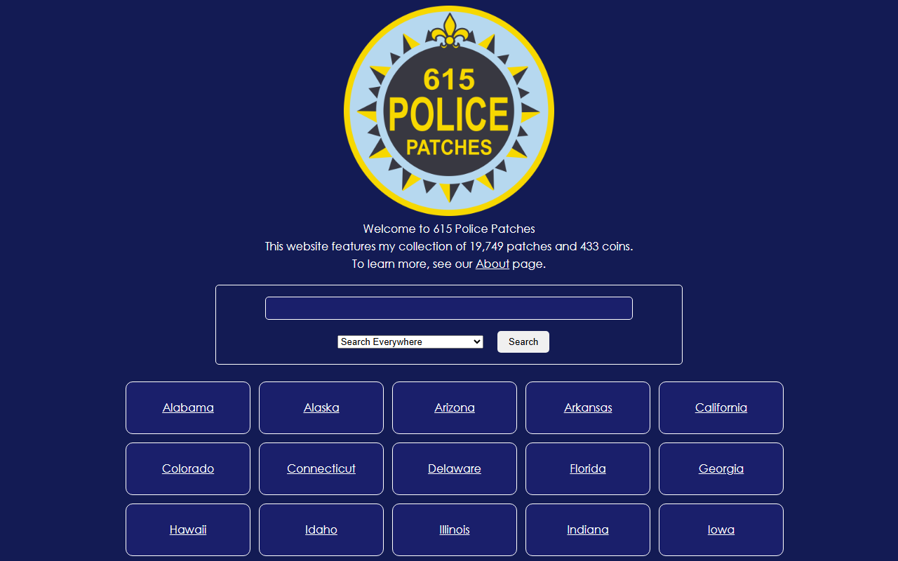 615policepatches.com screenshot
