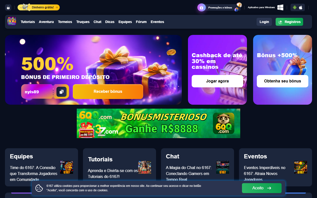 6167gaming.com screenshot