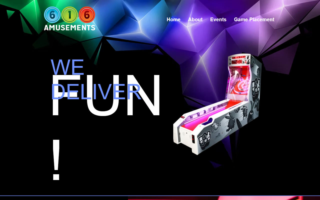 616amusements.com screenshot