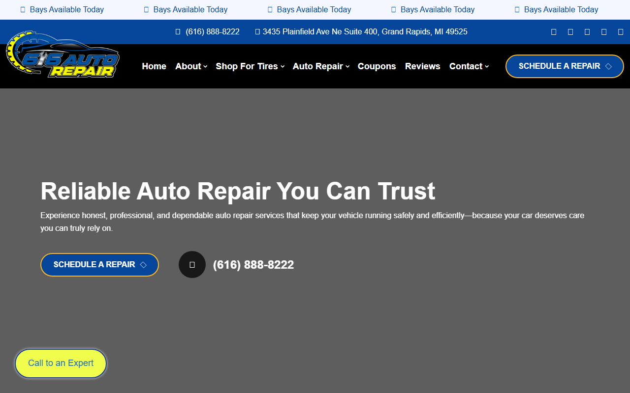 616autorepair.com screenshot