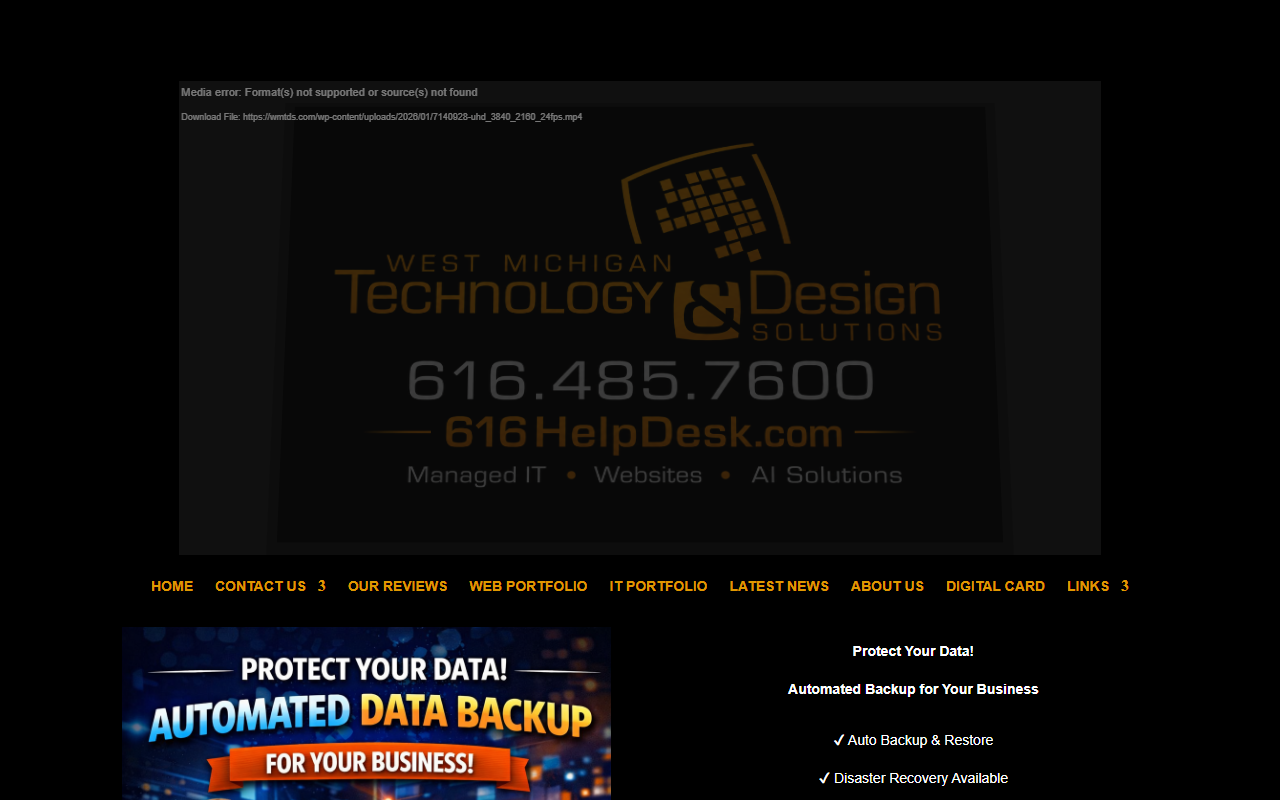 616backups.com screenshot