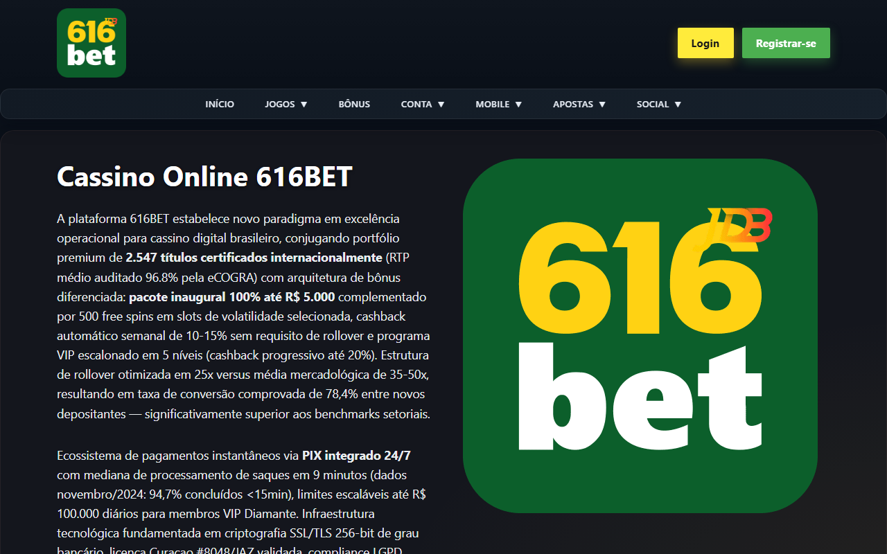 616betjogos.com screenshot