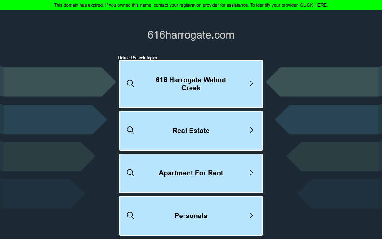 616harrogate.com screenshot