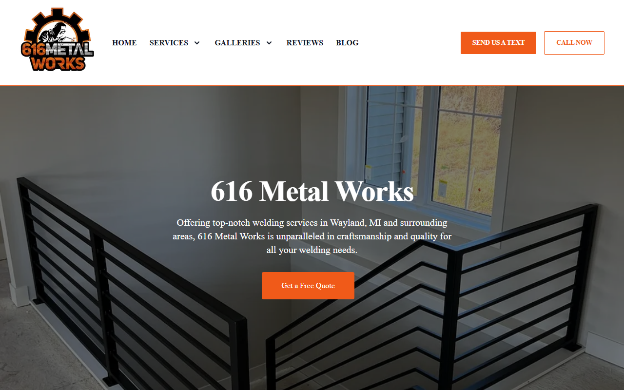 616metalworks.com screenshot