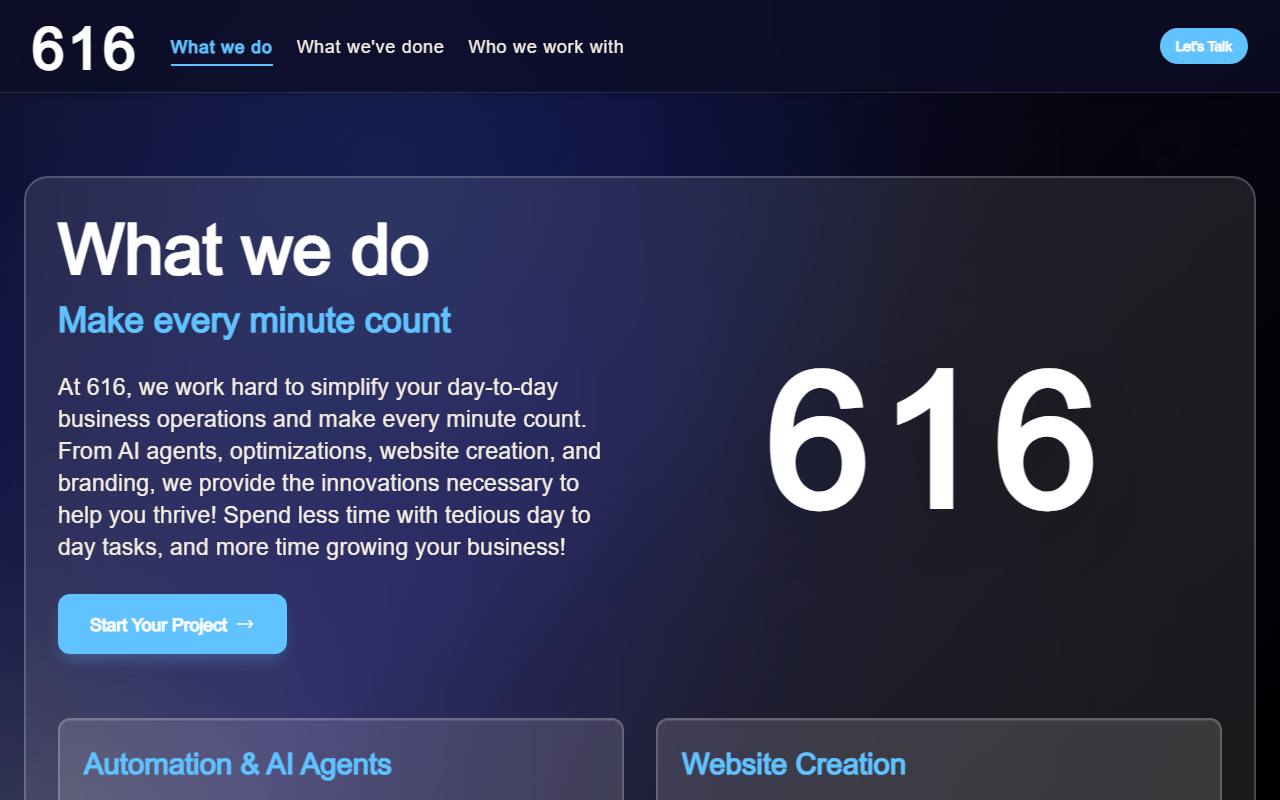 616software.com screenshot