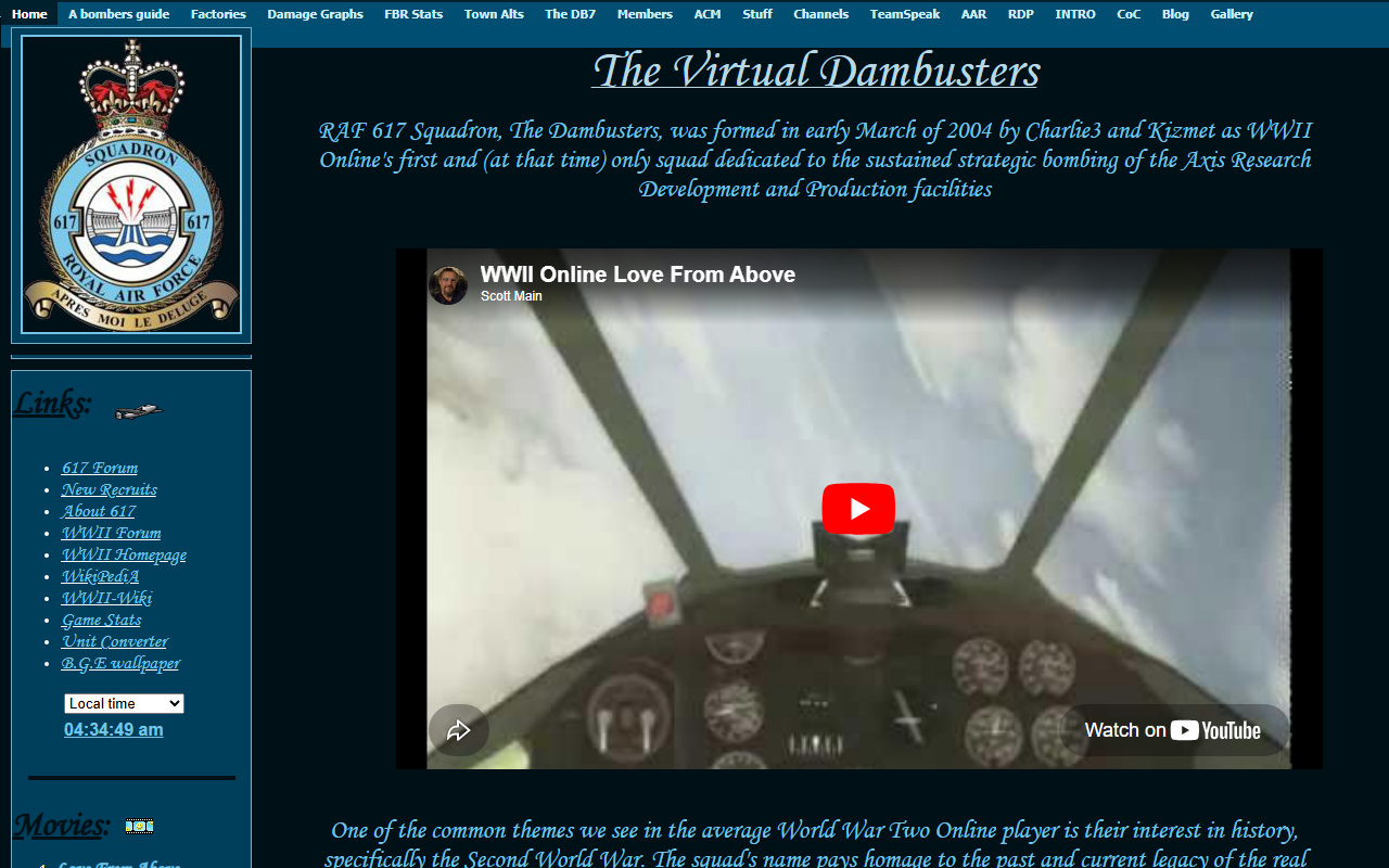 617dambusters.com screenshot