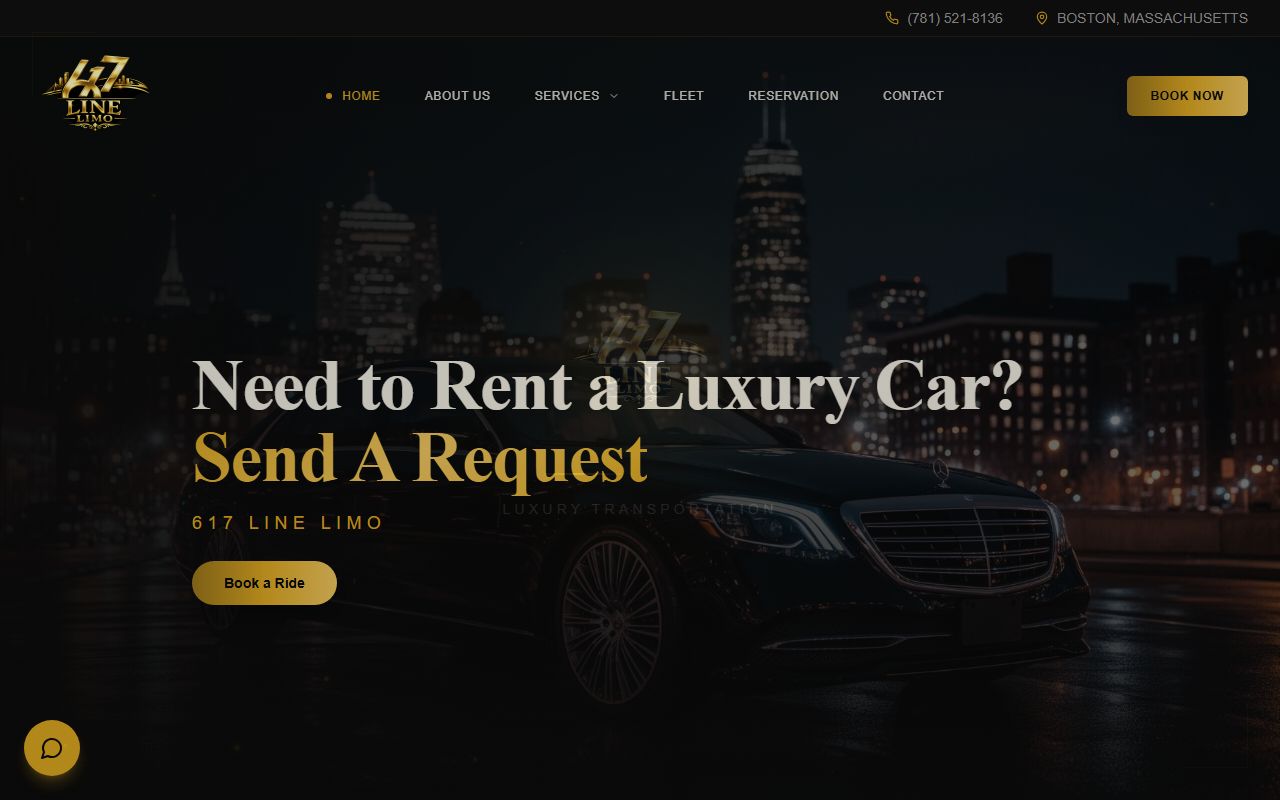 617limoline.com screenshot