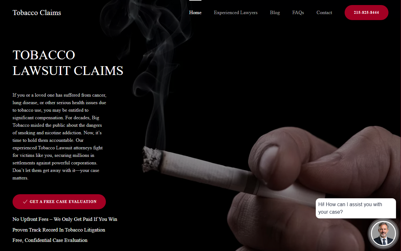 617tobacco.com screenshot