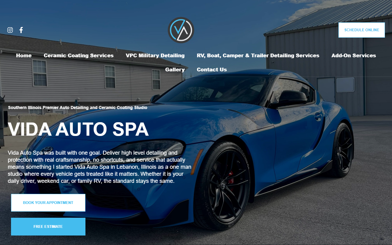 618autospa.com screenshot