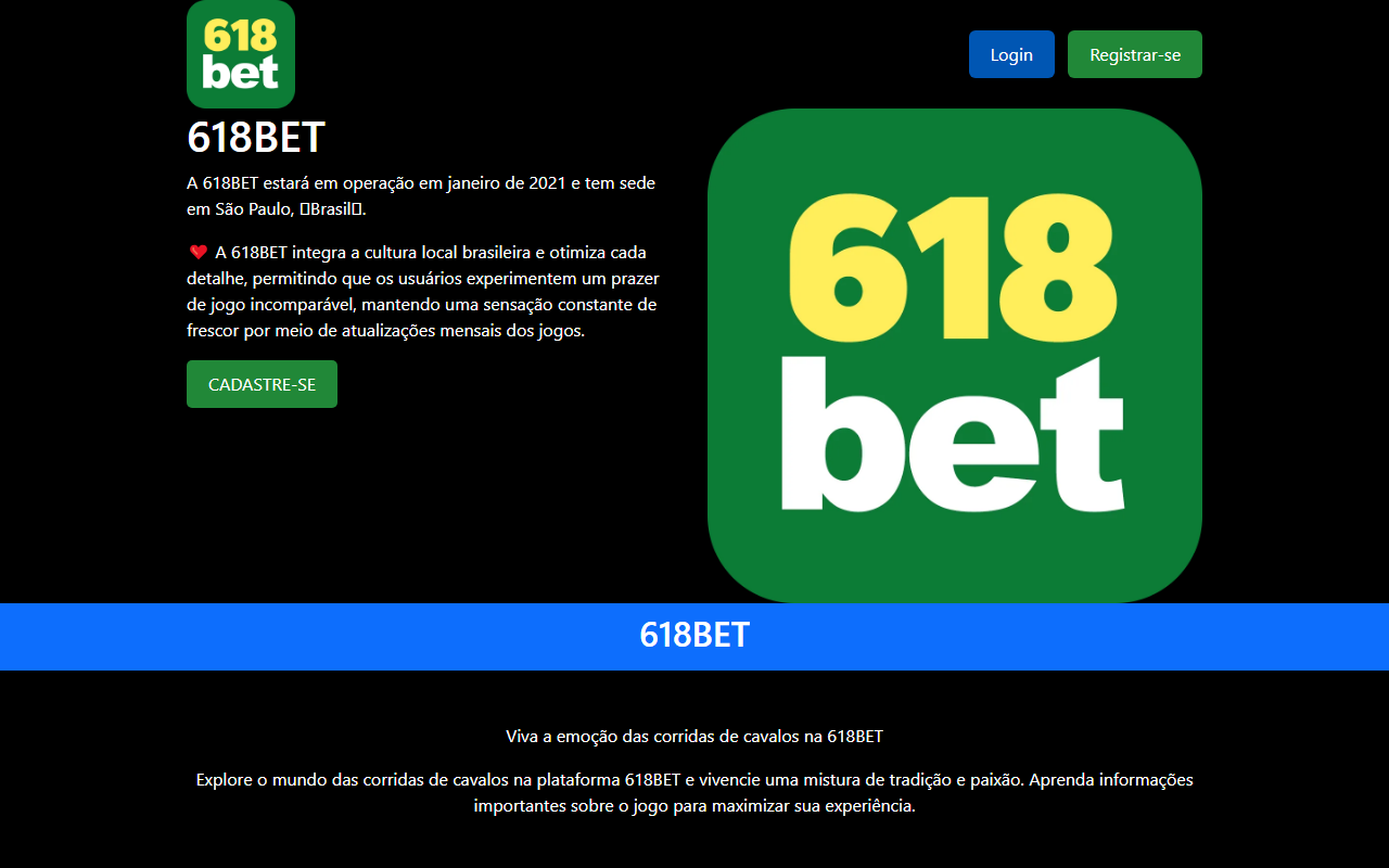618betbrasil.com screenshot