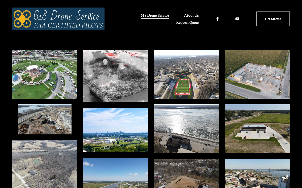 618droneservice.com screenshot