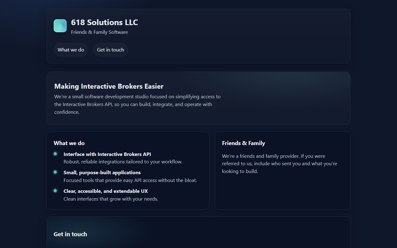 618solutions.com screenshot