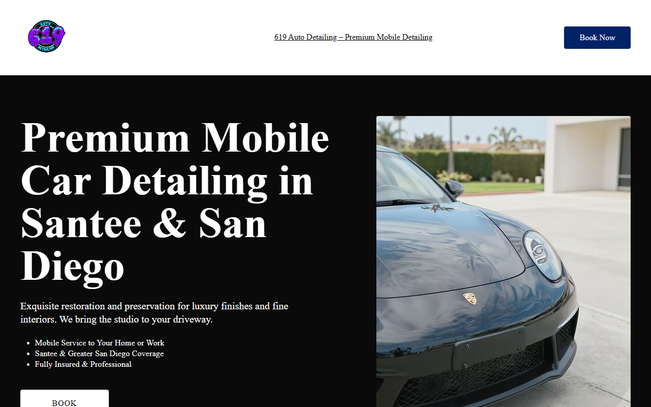 619autodetailing.com screenshot
