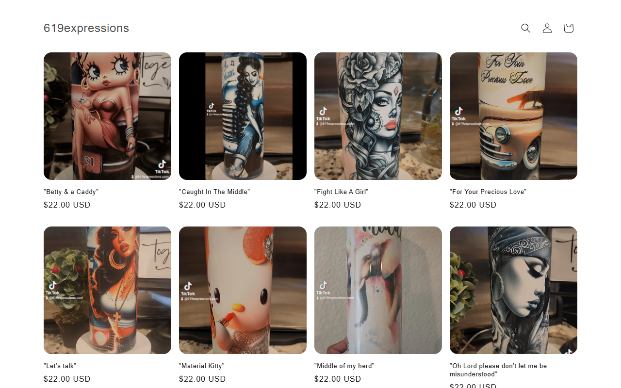 619expressions.com screenshot