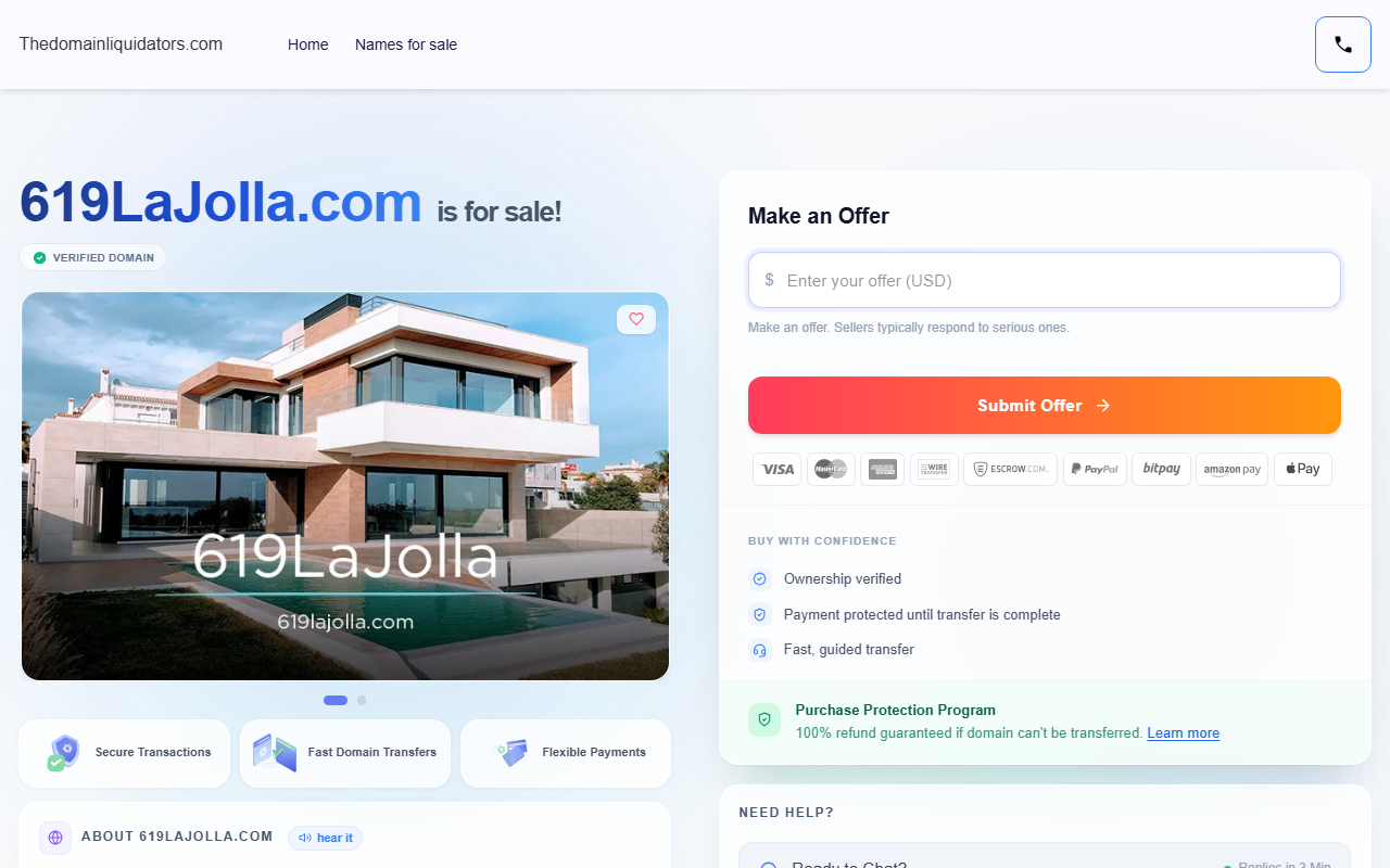 619lajolla.com screenshot