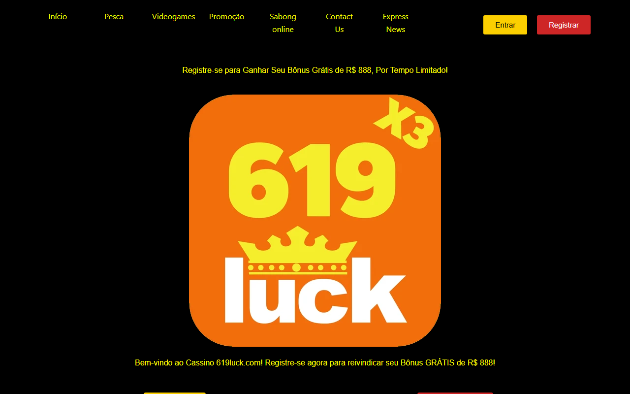 619luckcom.com screenshot