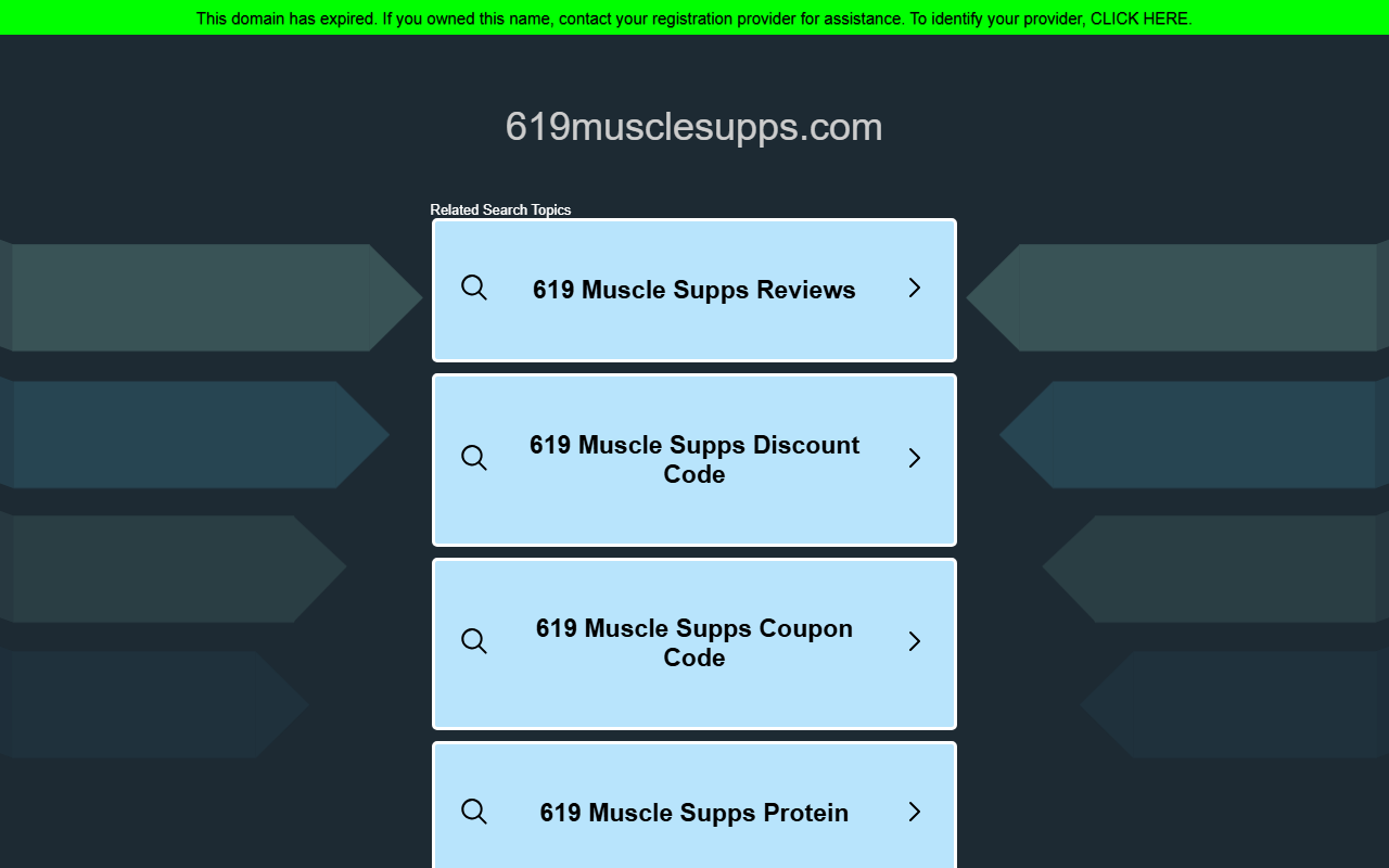 619musclesupps.com screenshot