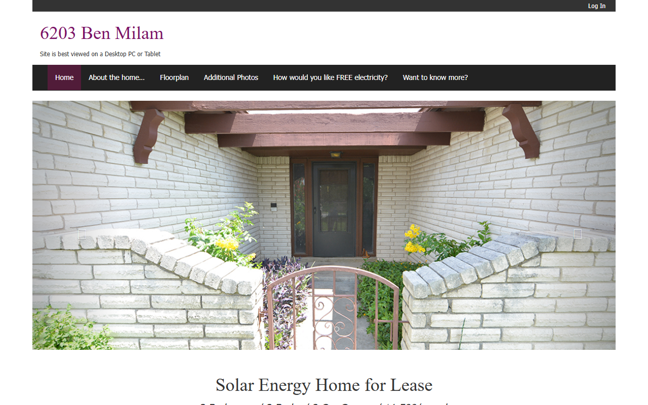 6203benmilam.com screenshot