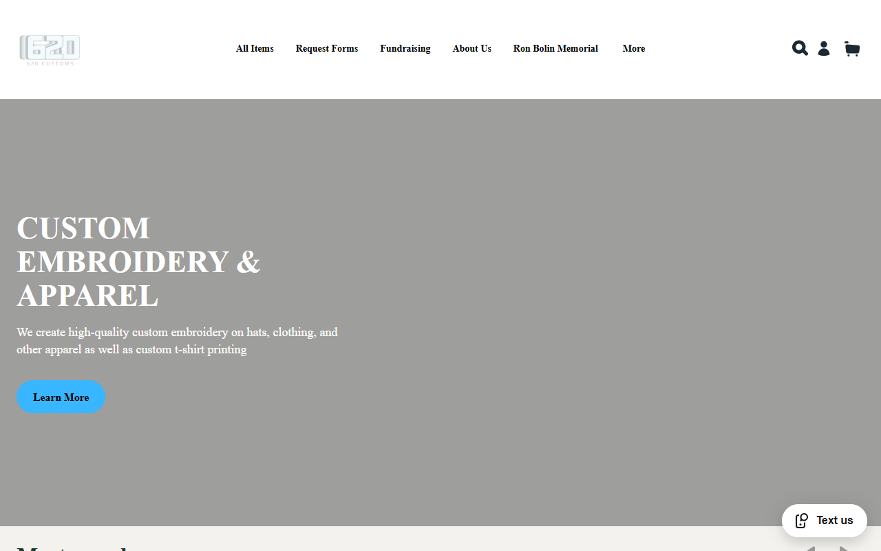 620customs.com screenshot
