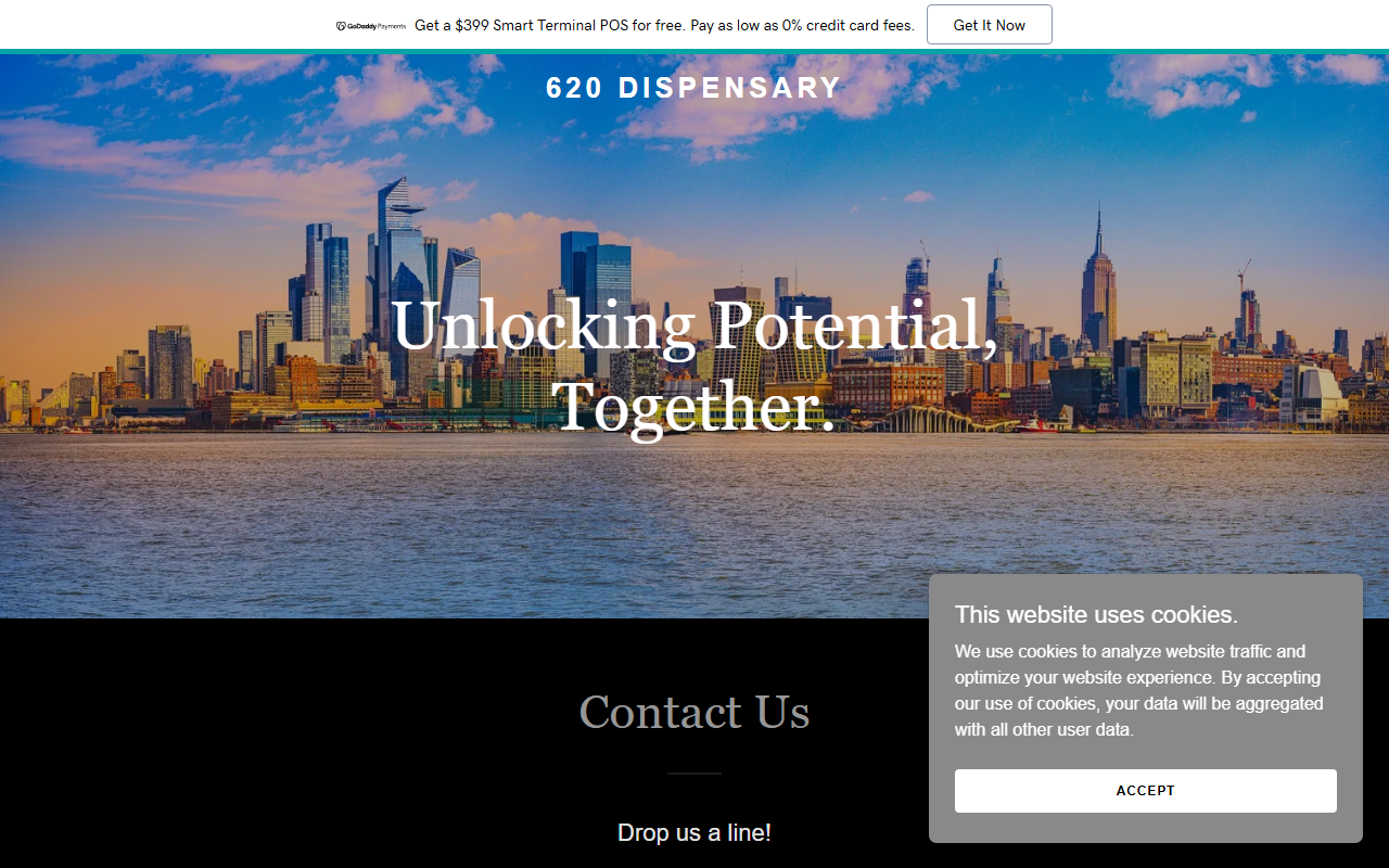 620dispensary.com screenshot