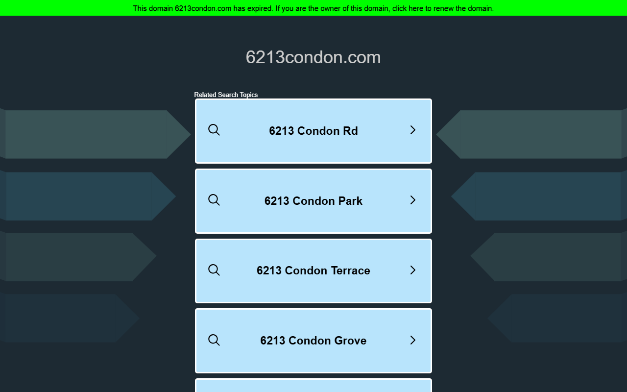 6213condon.com screenshot