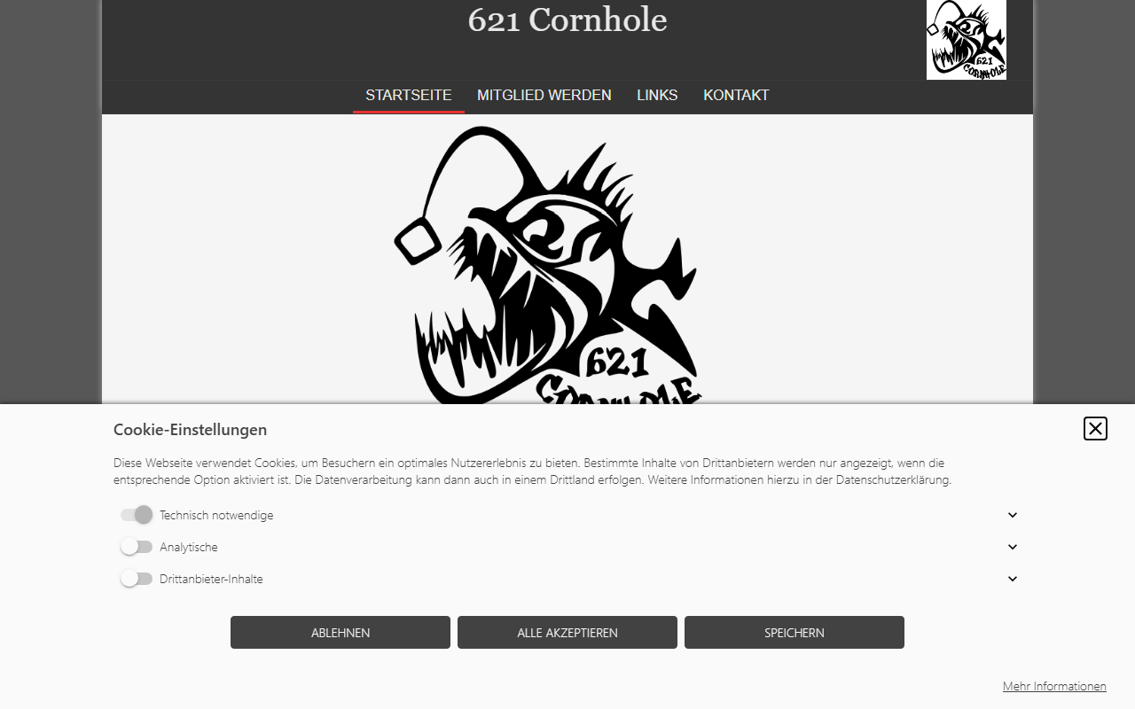 621cornhole.com screenshot