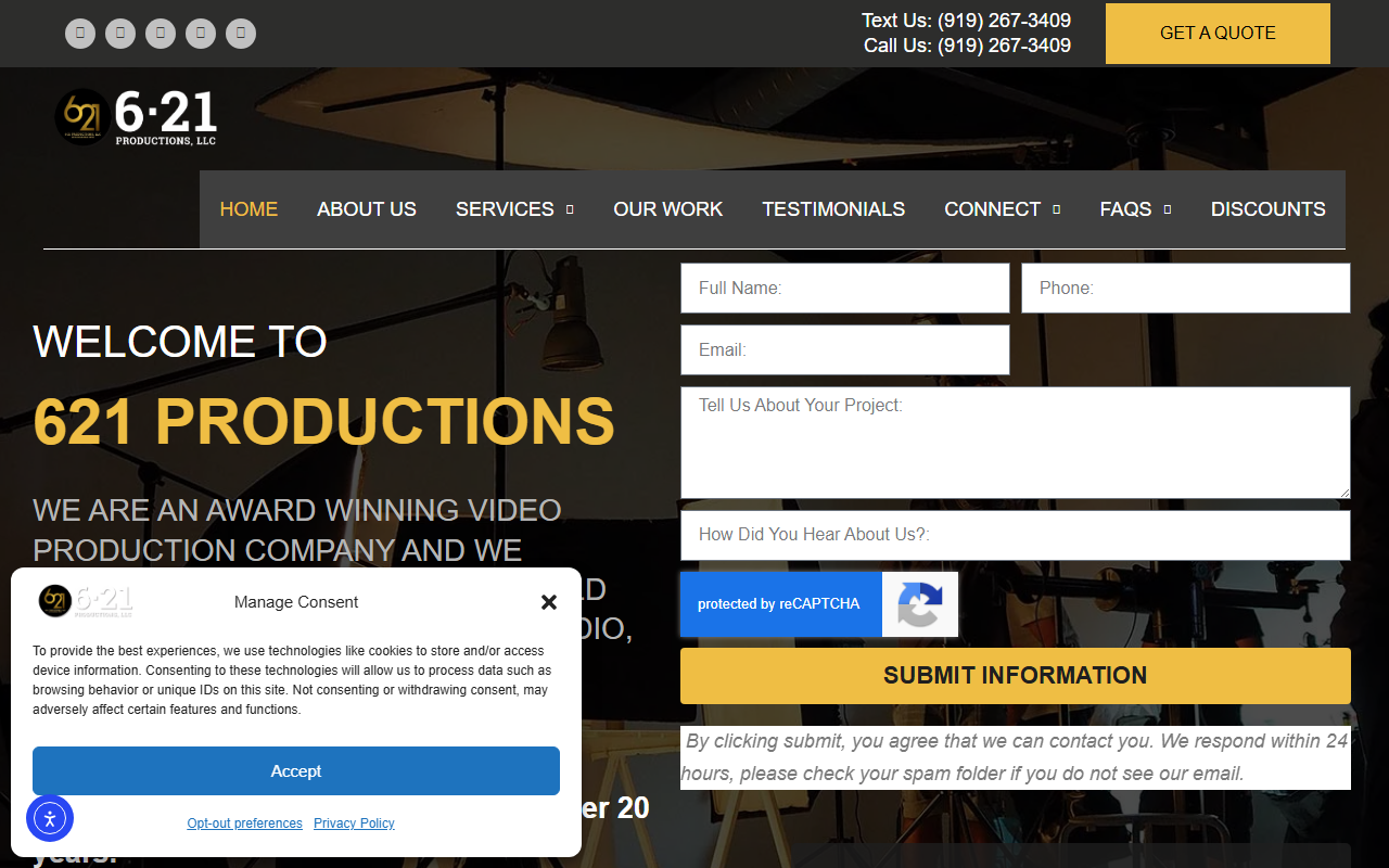 621productions.com screenshot