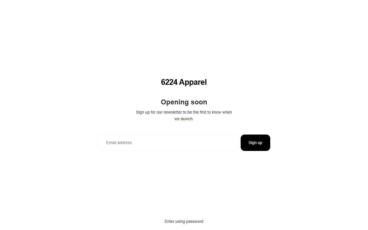 6224apparel.com screenshot