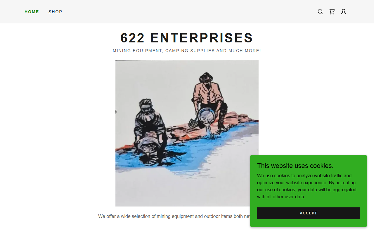 622enterprises.com screenshot