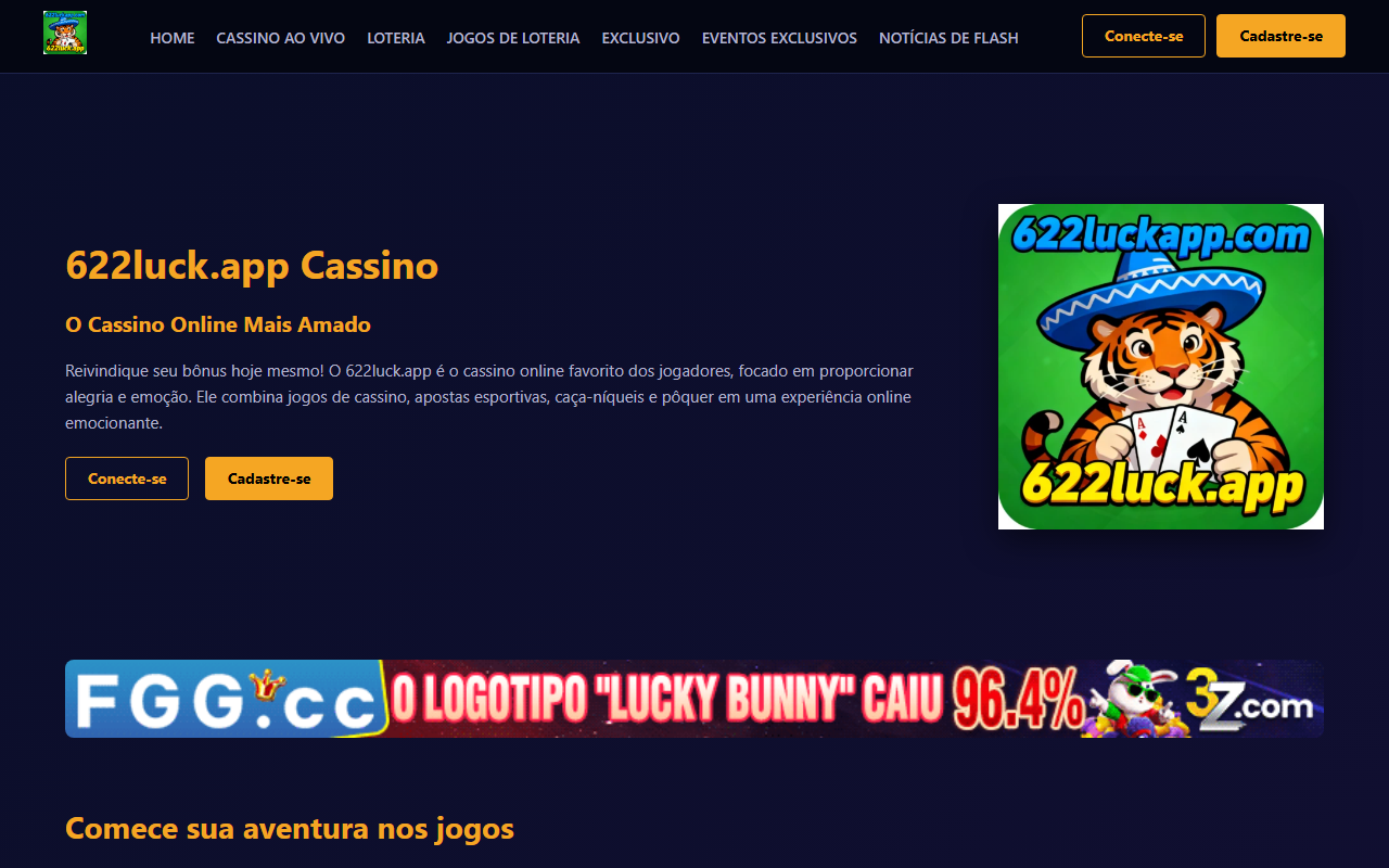 622luckapp.com screenshot