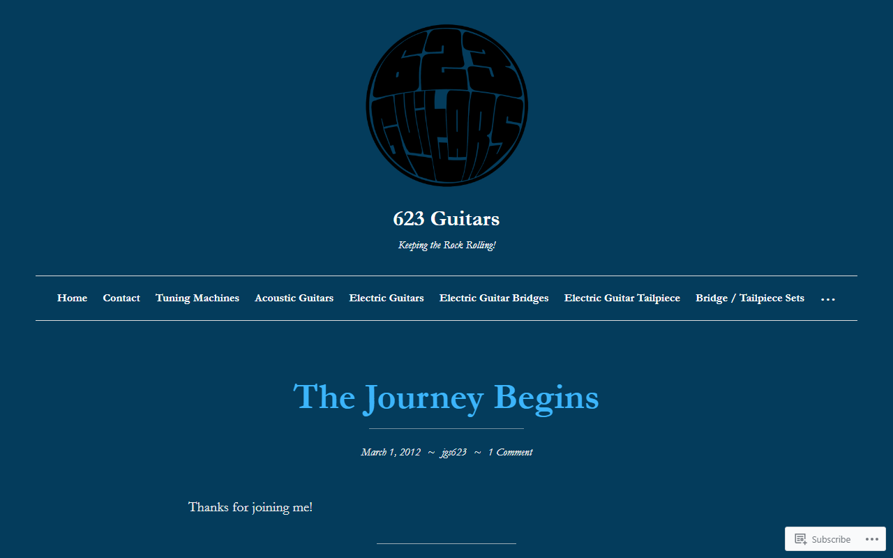 623guitars.com screenshot