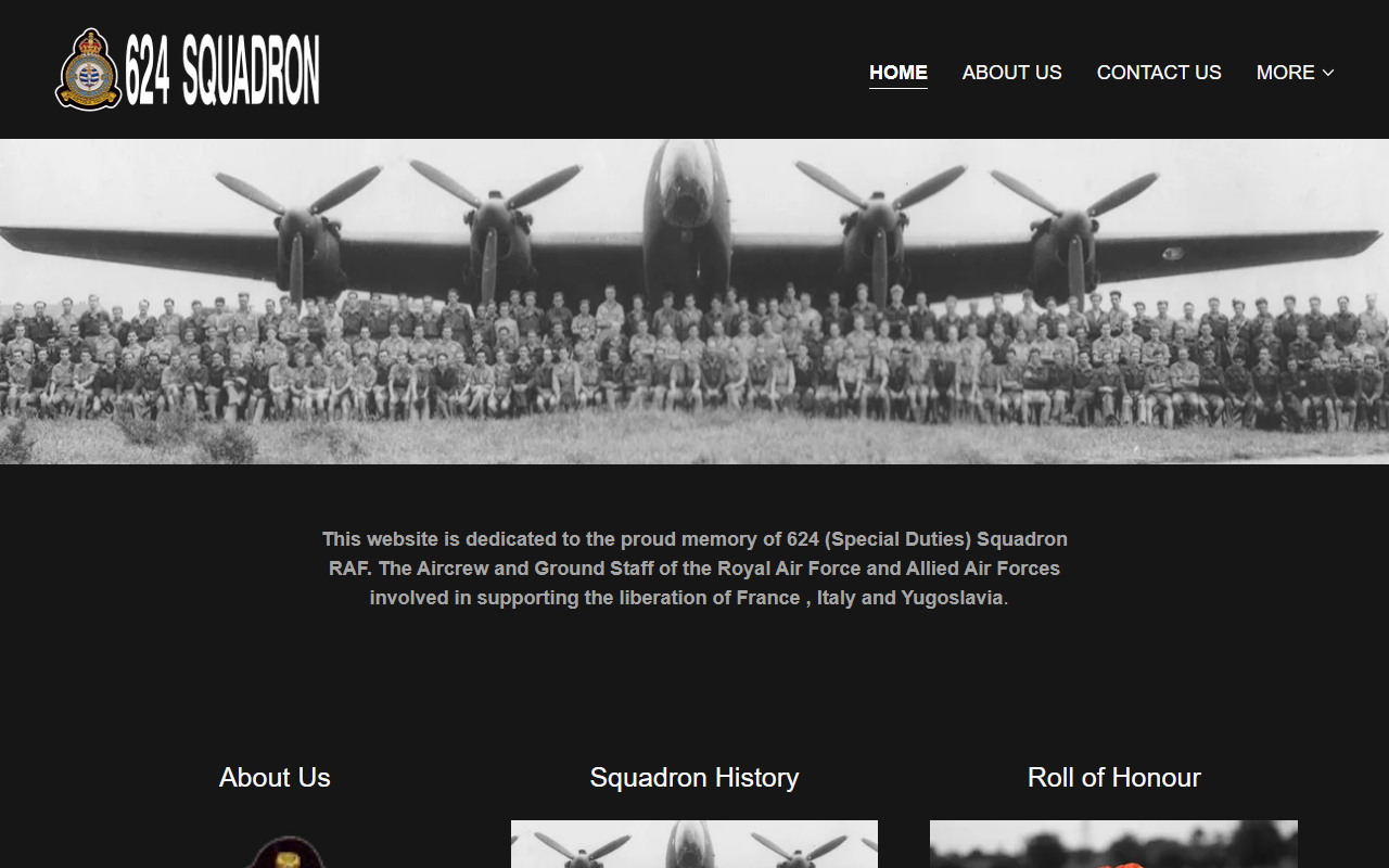 624squadron.com screenshot