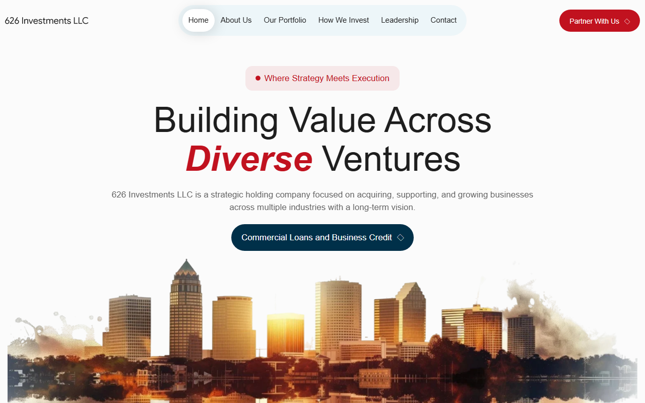 626investments.com screenshot