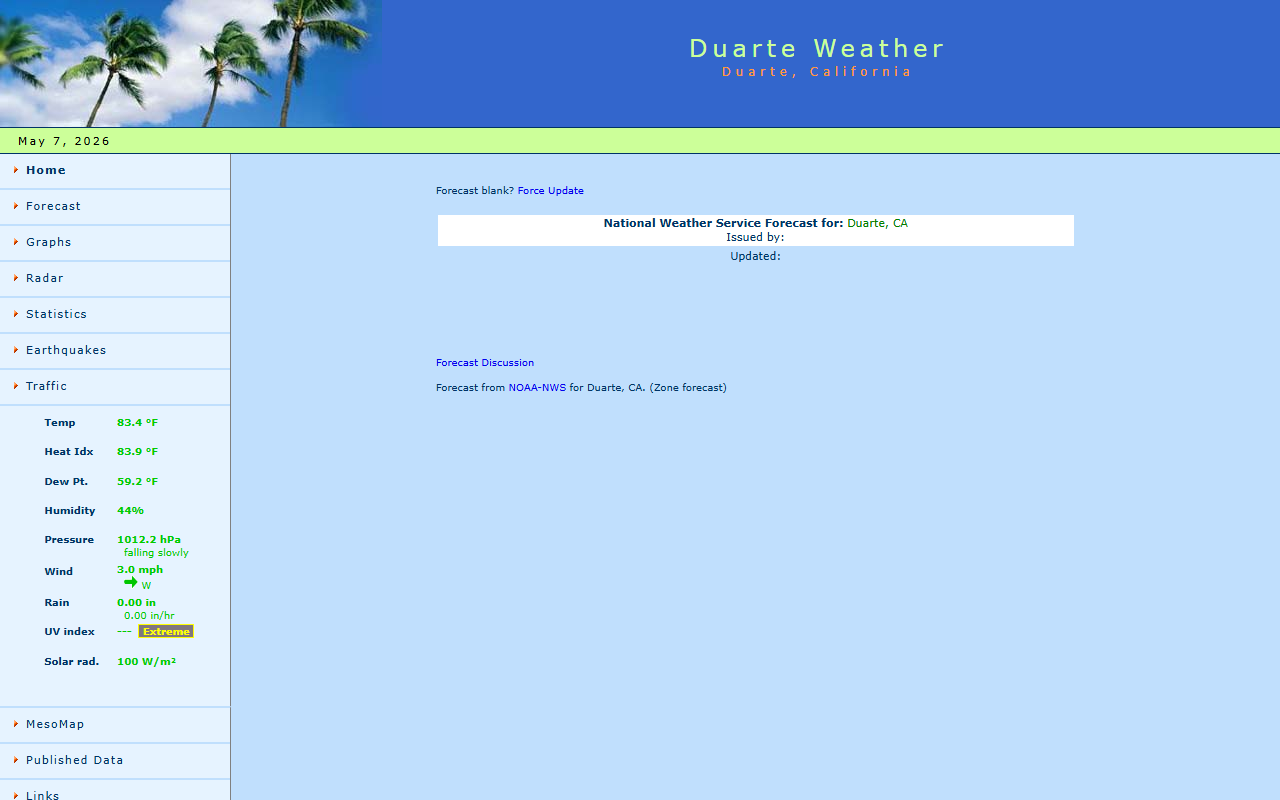 626weather.com screenshot