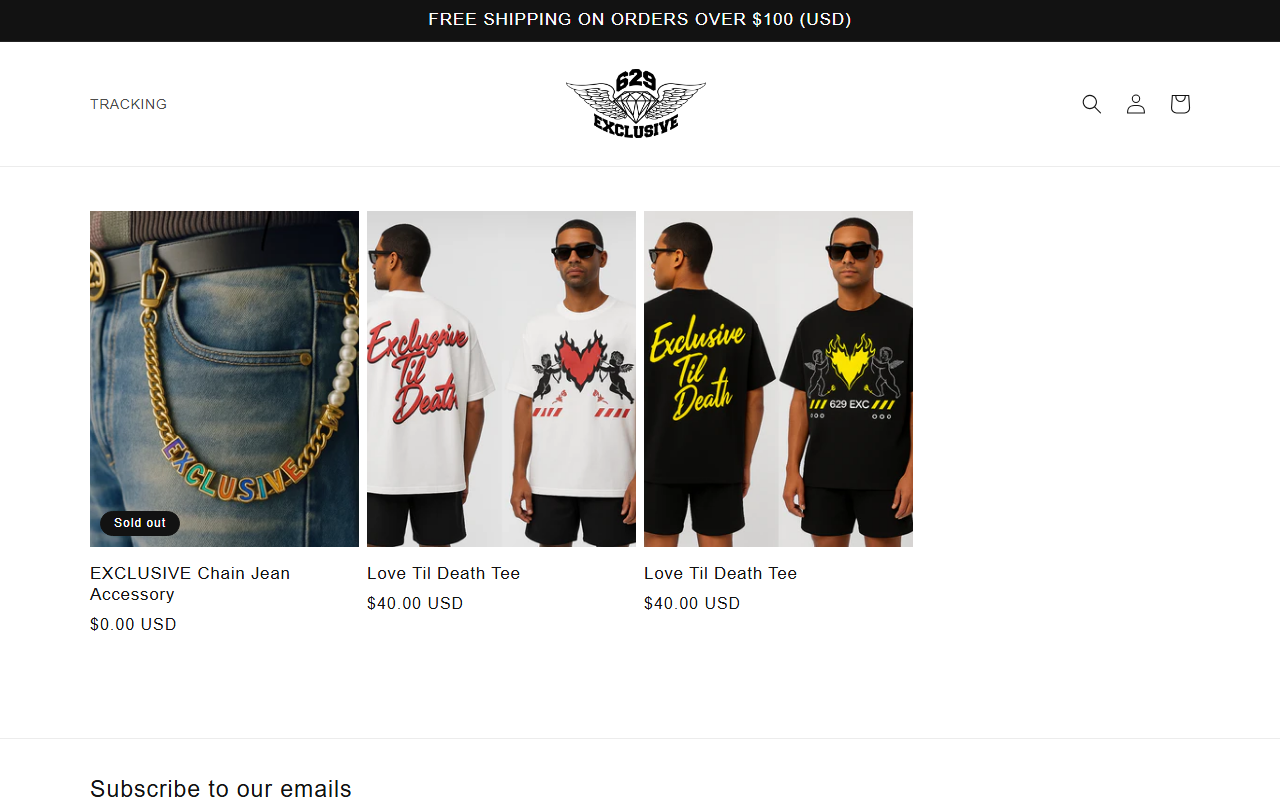 629exclusive.com screenshot